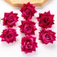 SET 5 FLORES ROSAS FUCSIAS 7 CM DECORACION