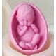 MOLDE SILICONA BEBE TUMBADO HUEVO