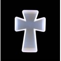 MOLDE SILICONA CRUZ CRUCIFIJO GRANDE PROFUNDO