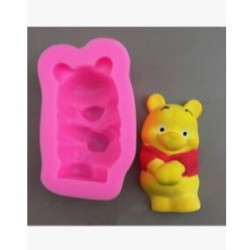 MOLDE SILICONA WINNIE THE POOH 3D