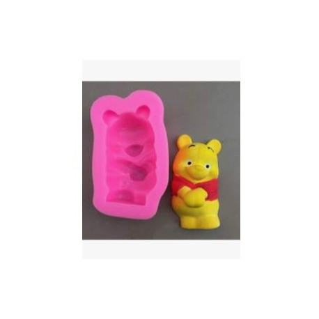 MOLDE SILICONA WINNIE THE POOH 3D