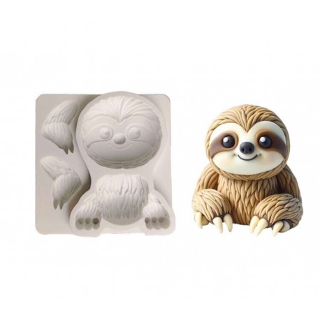 MOLDE SILICONA PEREZOSO CUTE