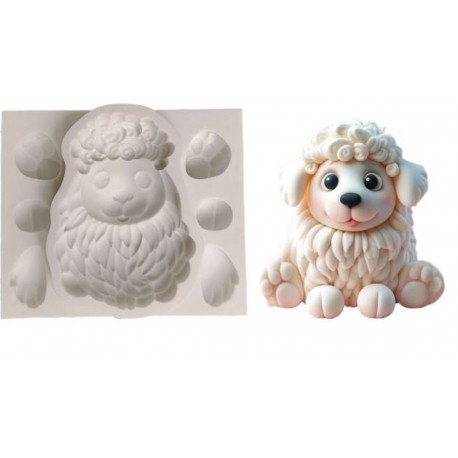 MOLDE SILICONA OVEJA CUTE