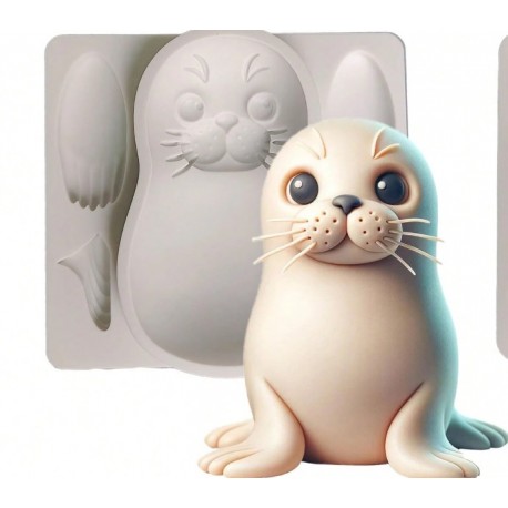MOLDE SILICONA FOCA CUTE
