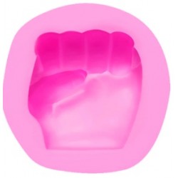 MOLDE SILICONA PUÑO HULK 2D