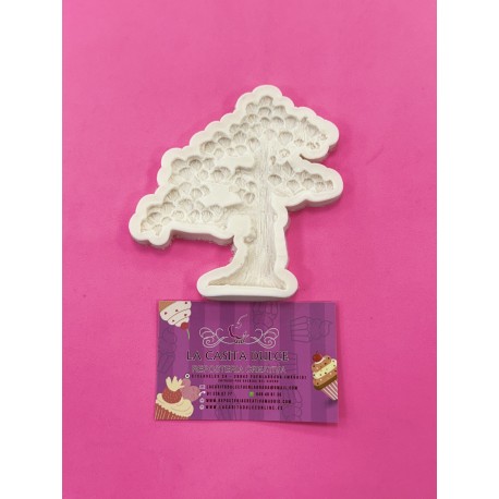 MOLDE SILICONA ARBOL GINKGO