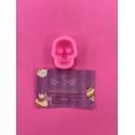 MOLDE SILICONA CALAVERA CATRINAS 3D