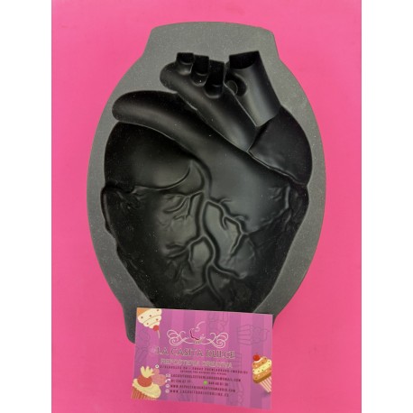 MOLDE SILICONA PROFESIONAL CORAZON HUMANO