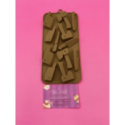 MOLDE CUCHILLOS Y HACHAS BOMBONES