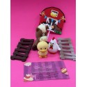 SET 6 TOPPERS 3D ANIMALES DE LA GRANJA