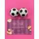 SET 2 FIGURAS BALON FUTBOL DECORACION 3D