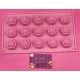 MOLDE SILICONA 15 ROSAS 3D GRANDES BOMBONES