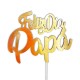 TOPPER FELIZ DIA PAPA ORO