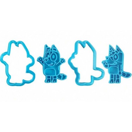 SET 2 CORTADORES CON MARCADOR BLUEY Y BINGO