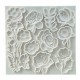 MOLDE SILICONA FONDANT PLACA FLORES GIGANTE