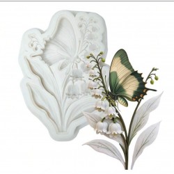 MOLDE SILICONA MARIPOSA EN FLOR