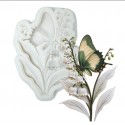 MOLDE SILICONA MARIPOSA EN FLOR
