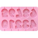MOLDE PIRULETAS NUMEROS ROSETONES