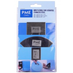 PACK 3 MINI ESPATULAS RASQUETAS LATERALES PME