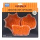SET 3 CORTADORES CON MARCADOR PUMPKIN HALLOWEEN PME