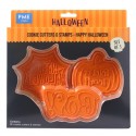 SET 3 CORTADORES CON MARCADOR PUMPKIN HALLOWEEN PME