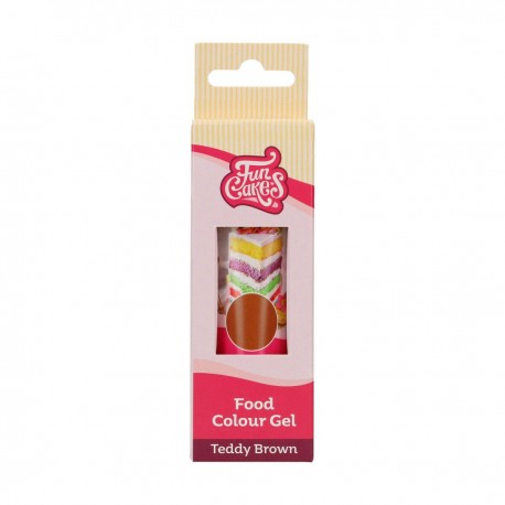COLORANTE MARRON TEDDY BROWN FUNCOLOURS FUNCAKES