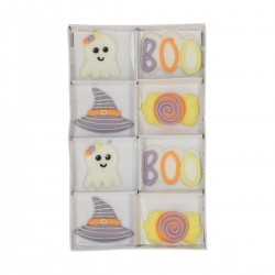 SET 8 DECORACIONES AZUCAR CUTE HALLOWEEN WILTON