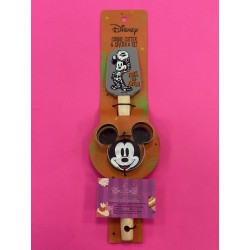 SET LENGUA ESPATULA SILICONA Y CORTADOR MICKEY HALLOWEEN