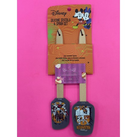SET 2 LENGUAS GRANDES ESPATULA SILICONA MICKEY HALLOWEEN