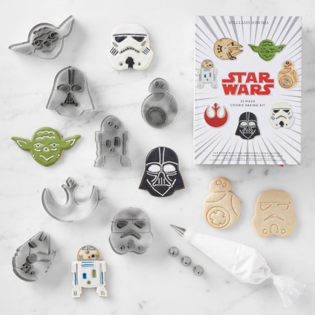 SET CORTADORES Y DECORACION DE GALLETAS STAR WARS EN CAJA DECORATIVA