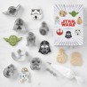 SET CORTADORES Y DECORACION DE GALLETAS STAR WARS EN CAJA DECORATIVA