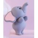 TOPPER 3D ELEFANTE ROSA DE PIE CUTE