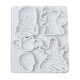 MOLDE SILICONA 5 HALLOWEEN THINGS CUTE