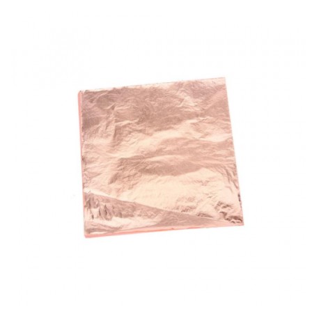 HOJA PAPEL COMESTIBLE ORO ROSADO (UNIDAD)