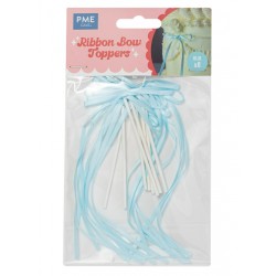 SET 8 LAZOS RASO AZULES FINOS PME