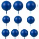 PACK 8 BOLAS O BURBUJAS TOPPER DECORACION AZULES