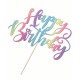 TOPPER HAPPY BIRTHDAY COLOR BRILLANTE