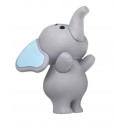 TOPPER 3D ELEFANTE AZUL DE PIE CUTE