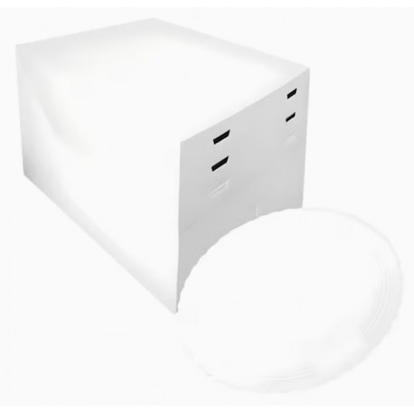 CAJA ALTURA REGULABLE 25 CM + DISCO EXTRA FUERTE BLANCO 24 CM ONDAS