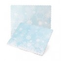 DISCO EXTRA FUERTE RECTANGULAR FROZEN COPOS DE NIEVE 30 X 25 CM