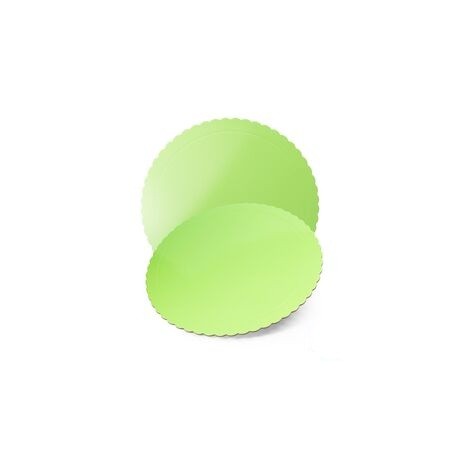 DISCO EXTRA FUERTE VERDE CLARO 20 CM ONDAS