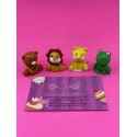 PACK 4 FIGURAS PARA ROSCON ANIMALITOS PELUCHE