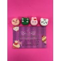 PACK 4 FIGURAS PARA ROSCON MACARON ANIMALITOS