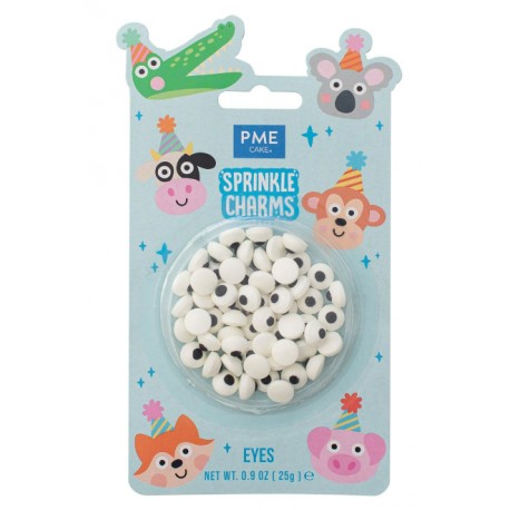 SPRINKLES OJOS DE CARAMELO MEDIANOS PME
