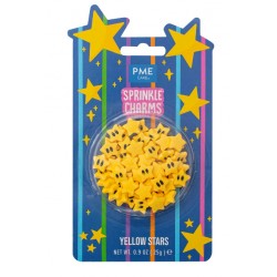 SPRINKLES ESTRELLAS AMARILLAS CON OJOS 3D PME