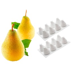 MOLDE SILICONA PROFESIONAL 8 PERAS 3D