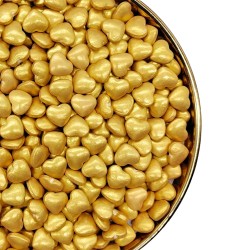 SPRINKLES GOLDEN HEARTS AZUCAR PASTRYCOLOURS 65 GR