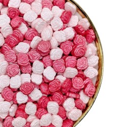 SPRINKLES ROSAS ROJAS Y ROSAS MIX AZUCAR PASTRYCOLOURS 65 GR