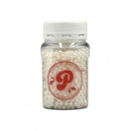 SPRINKLES PERLAS BLANCAS 4 MM AZUCAR PASTRYCOLOURS 65 GR