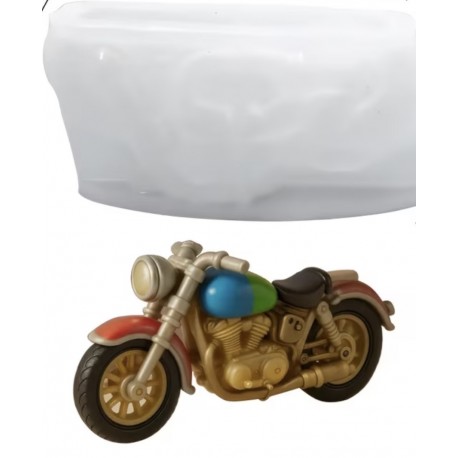 MOLDE SILICONA MOTO GRANDE 3D